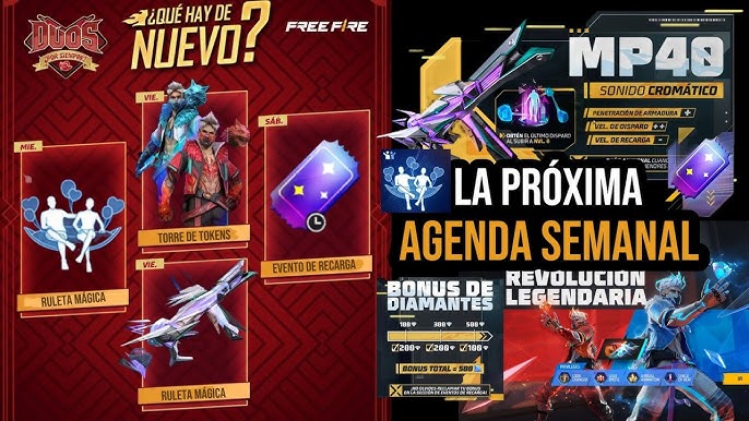 Agenda Semanal De Free Fire