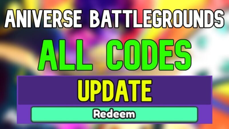aniverse battlegrounds codes