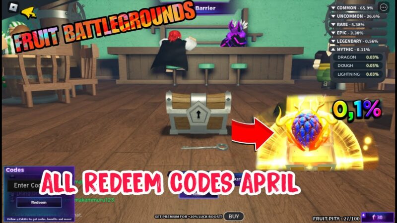 Fruit Battlegrounds Codes