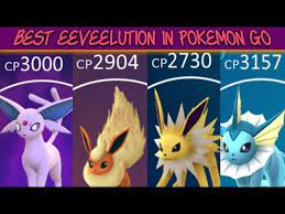 best eevee evolutions Pokémon Go