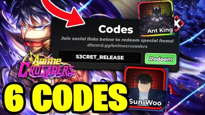 anime crusaders codes