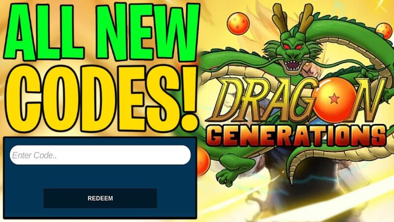 Dragon Generations Codes