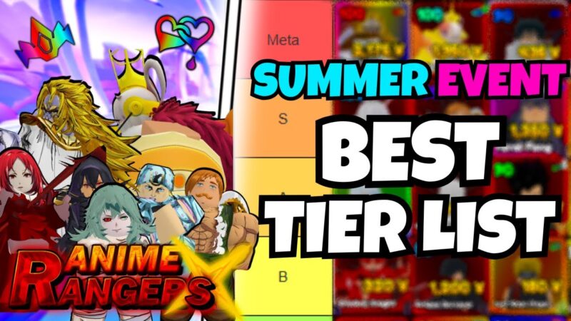 Anime Rangers X Tier List
